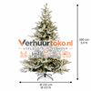 Besneeuwde Kerstboom 180 cm LED-verlichting Besneeuwde Kerstboom 180 cm LED-verlichting