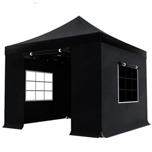 Easy up 3x3m zwart