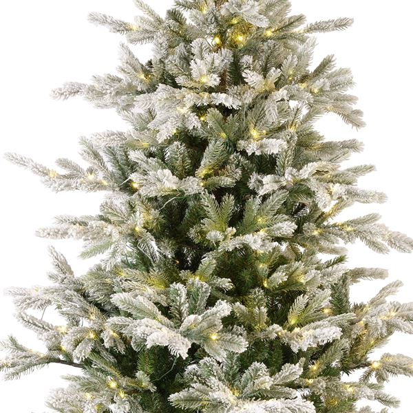 Besneeuwde Kerstbomen Set van 3 met LED-verlichting Besneeuwde Kerstbomen Set van 3 met LED-verlichting