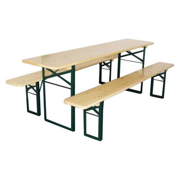 Biertafelset 1x tafel 2x bank